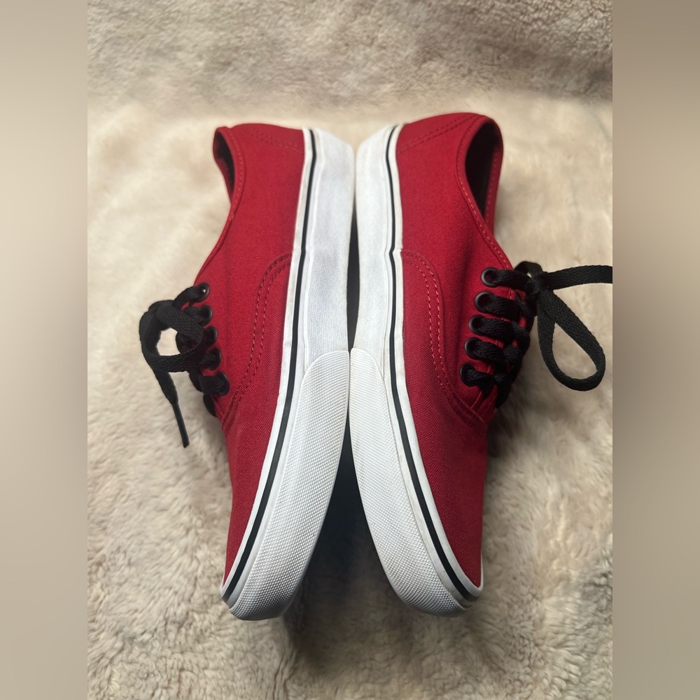 Vans red size womens 8 - Picture 2 of 6